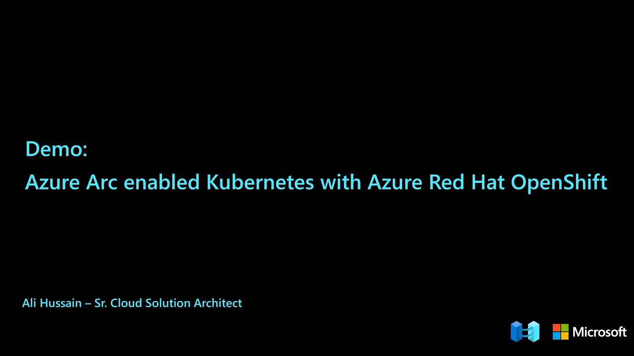 Azure Arc enabled Kubernetes with Azure Red Hat OpenShift