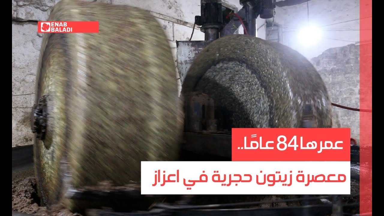 عمرها 84 عامًا.. معصرة زيتون حجرية في اعزاز