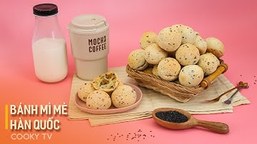 Bánh Mì Mè Hàn Quốc - Cách Làm Bánh Mì Mè Hàn Quốc Ngoài Giòn, Trong Dai, Cực Đơn Giản | Cooky TV