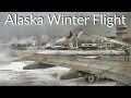 Amazing winter flight between Juneau and Sitka Alaska.