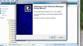 Shortcut Manager Installation screenshot 1