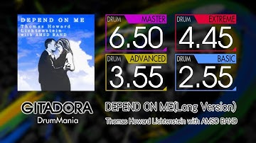 【GITADORA】 DEPEND ON ME(Long Version) (MASTER ~ BASIC) Drum