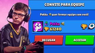 Joguei com o MELHOR JOGADOR do Brasil no Brawl Stars