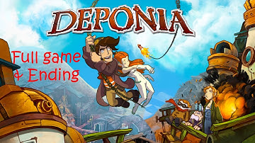 Deponia - Full Gameplay Walkthrough & Ending | Point & Click Adventure