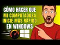 Cómo hacer que mi computadora INICIE más rápido en Windows HACK activar INICIO RÁPIDO