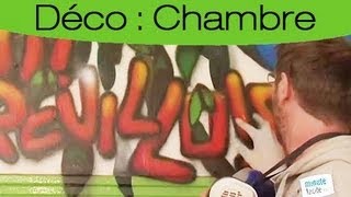 Déco : Faire un décor mural avec des lettrages en graff