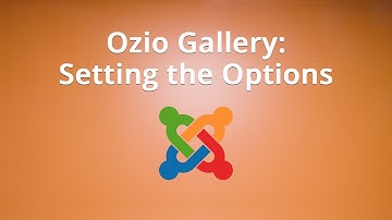 #3. Ozio Gallery: Setting the Options