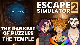 The Temple Room & Puzzle Solutions ~Escape Simulator 2~ [The Darkest of Puzzles] w/ Fyndir & River screenshot 5