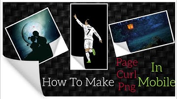 How to Create  Page CURL Image  in  Mobile||PIXELLAB||Make vector page Curl|2019