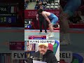 Wrestler caught off guard by a buzzer beating flying squirrel, a breakdown