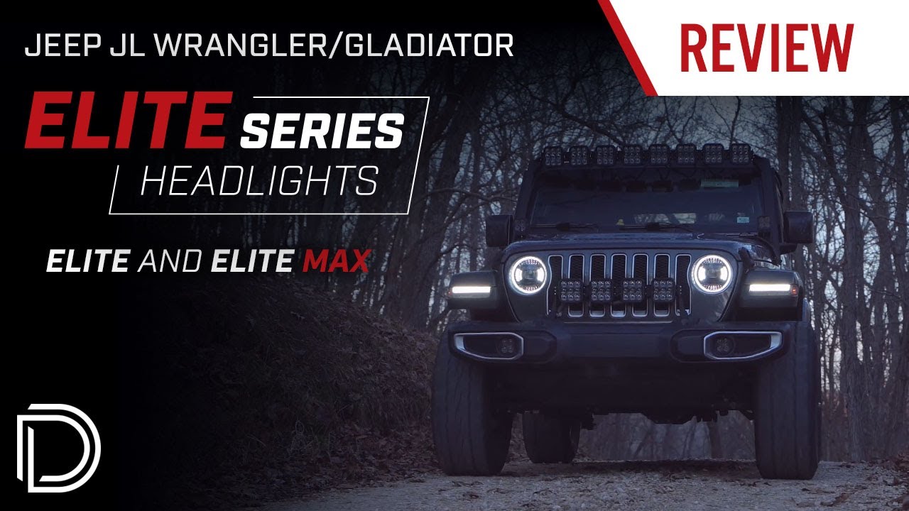 2018-2023 Jeep Wrangler LED Elite Headlights | Diode Dynamics