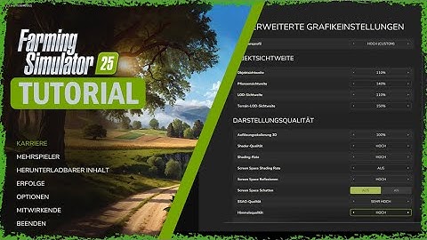 LS25🚜Einstieg und Einstellungen #01💥Tutorial