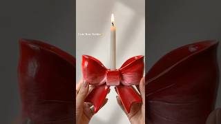 DIY Candle Holder with Clay | Easy Candle Holder Making at Home #shorts