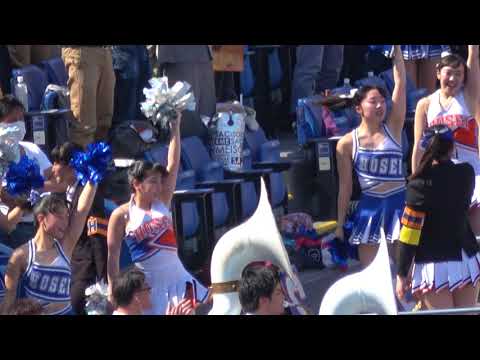 2018年東京六大学春季リーグ戦法政立教第1回戦　法政3回から6回素晴らしい応援メドレー