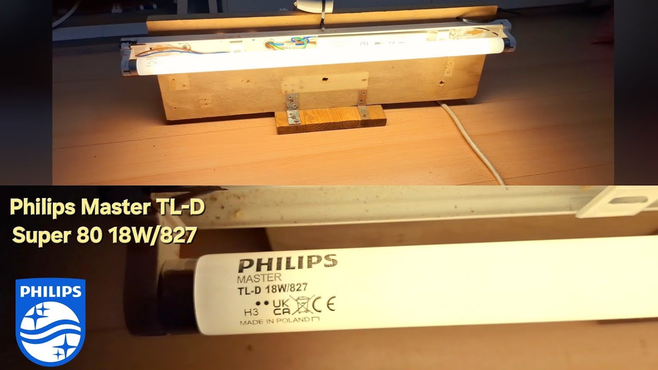 Philips T8 fluorescent lamp operation with electronic ballast