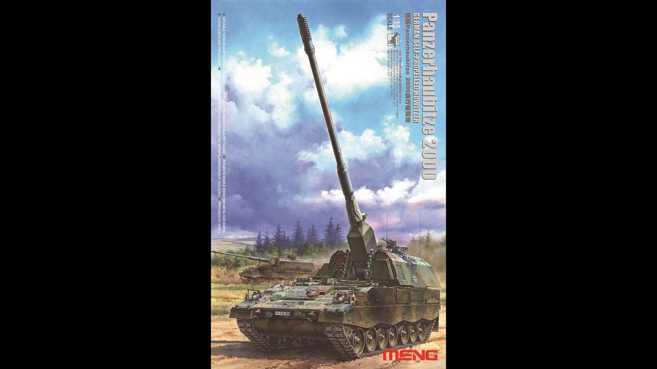 Panzerhaubitze 2000 TS-012 1:35 von Meng german unboxing