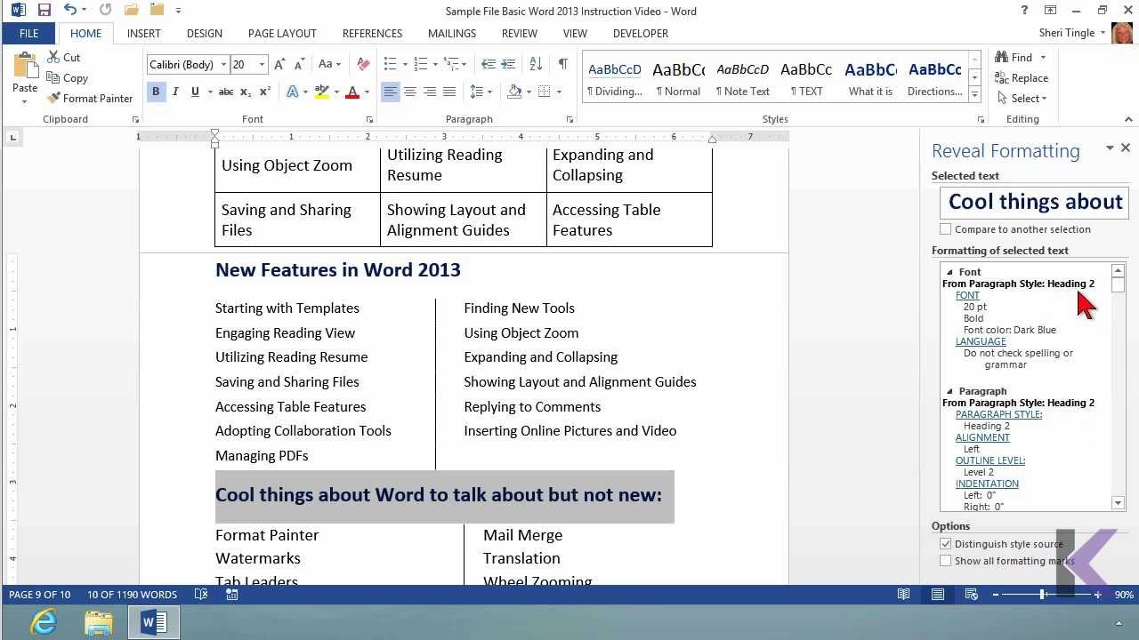 Office 2013 Tutorial: How To Convert Word 2013 Document