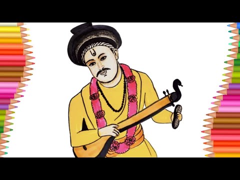 Top 176+ sant tukaram sketch latest