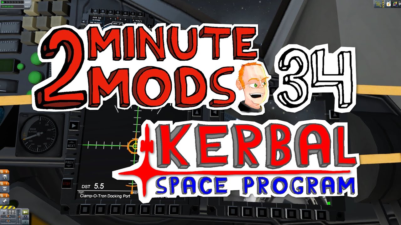 Ksp Raster Prop Monitor RasterPropMonitor - 2 Minute Mods - Kerbal Space Program 34 - YouTube