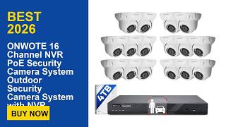 ONWOTE 16 Channel NVR PoE Security Camera System Outdoor Security Camera System with NVR Review