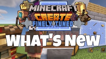 Minecraft Create Mod 0.3.2 Finely Tuned - What