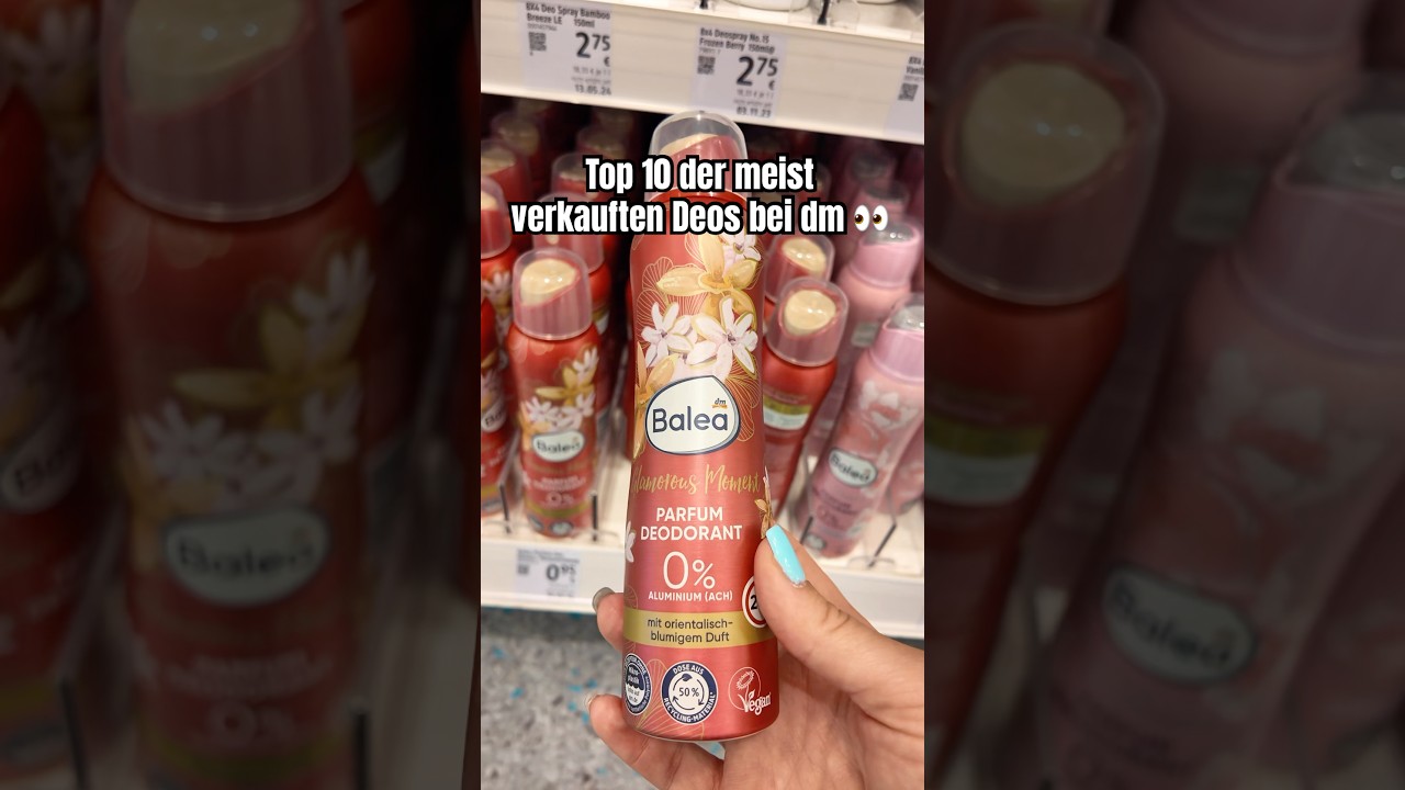 Top 10 best-selling DEODORANTS at dm 👀 #dm #dmdeutschland #deos #deodorant #drogerie
