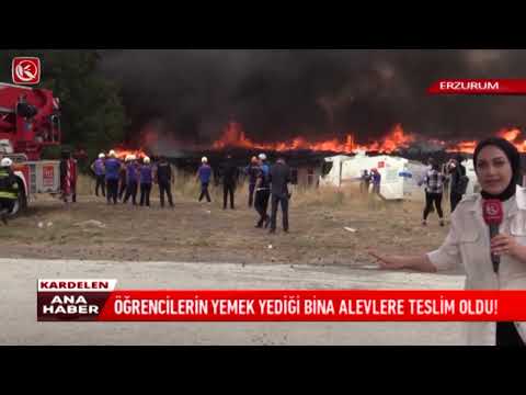 Kardelen TV | Atatürk Üniversitesi Cayır Cayır Yandı