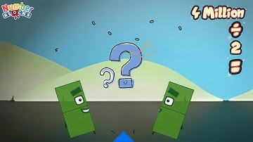 NUMBERBLOCKS GROTE GETALLEN DEVIEREN (1 MILJOEN TOT 100 MILJOEN) | LEER TELLEN | COLORART_ID