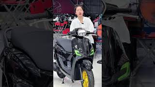 Stylo 160 abs đen bóng custom full đen mâm vàng hybrid full demi trước sau. Call Thủy 079.7979.746
