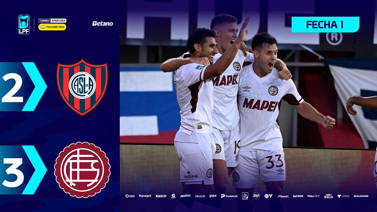 SAN LORENZO 2 - 3 LANÚS | Resumen del partido | #TorneoMercadoLibre 2026 🏆