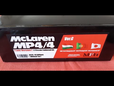 1/12 KIT MFH K429 MC LAREN MP4/4 1988– MODEL FACTORY HIRO - YouTube