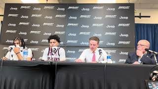 Postgame Press Conference St. John’s vs Providence 85-72 Rick Pitino Oziyah Sellers Bryce Hopkins
