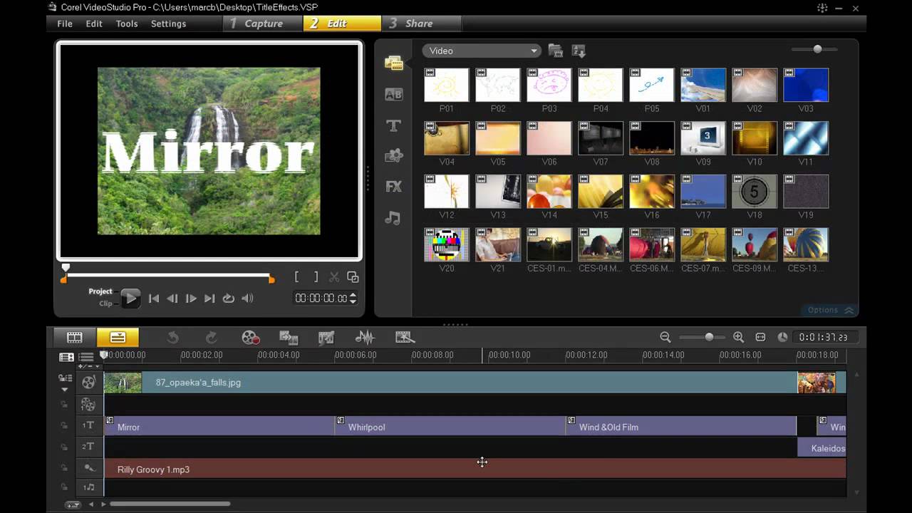 New Title Effects in VSX3 VideoStudio Pro X3 YouTube