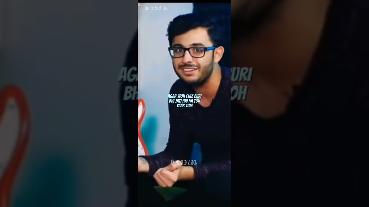 Experience Things 💯|Carry Minati|BeerBiceps|Motivation|#shorts #beerbiceps #motivation #carryminati