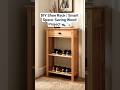 Stylish & Functional Shoe Rack Build | Easy Woodworking for Beginners