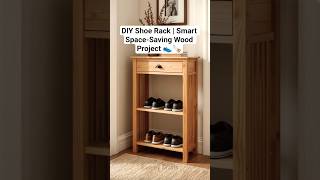 Stylish & Functional Shoe Rack Build | Easy Woodworking for Beginners