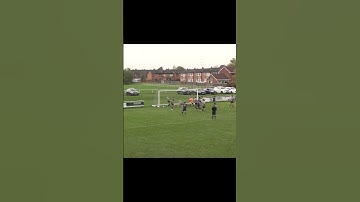 Defender Makes Brilliant Block to Prevent a Certain Goal in Grassroots Football Match #shorts