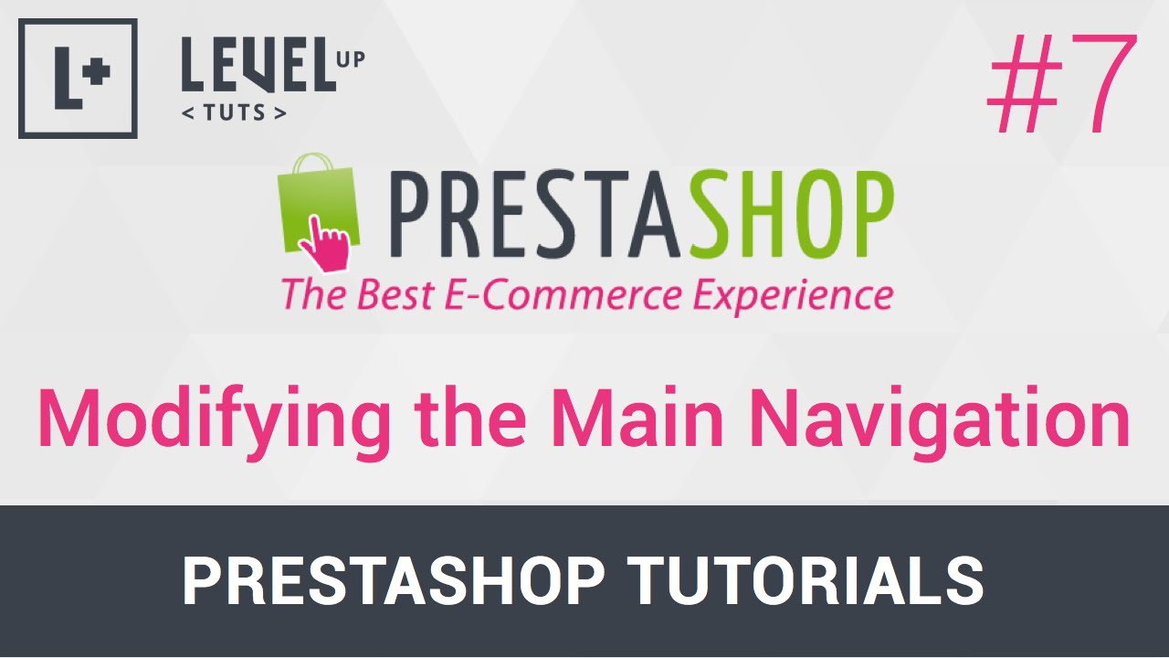 header builder for prestashop | custom navigation &... PrestaShop Tutorials #7 - Modifying the Main Navigation - YouTube