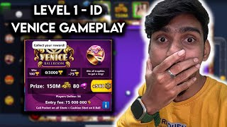 8 Ball Pool LEVEL 1 iD in VENICE Gameplay