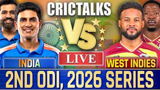 🔴 Live: IND vs WI, 2nd ODI, Live Commentary | 2026 Series, Cricket Live Match Today Score, 1st Inn