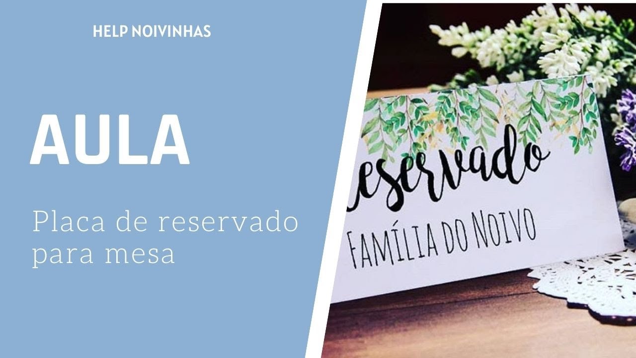 Como fazer plaquinha de reservado para mesa - Casamento DIY - Arquivos ...