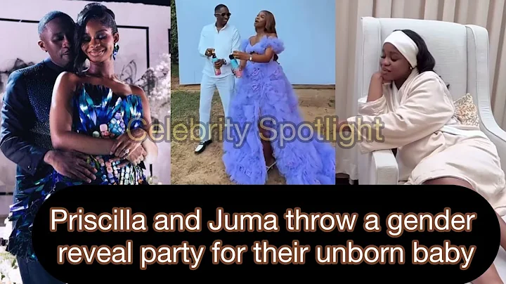PRISCILLA OJO AND JUMA JUX JUST THREW A COLOURFUL GENDER REVEAL PARTY 🎉 