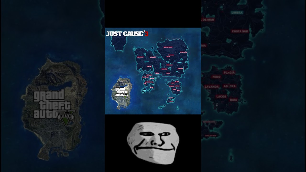 GTA 6 VS JUST CAUSE 3 MAPS 