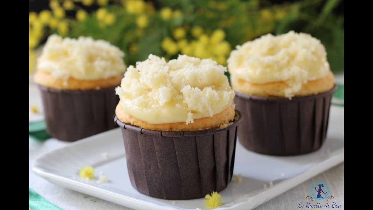 Muffin mimosa ricetta dolce facile e veloce per la festa della donna