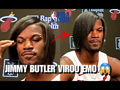 Jimmy Butler desiste do visual emo e volta ao cabelo tradicional em  treino do Heat, nba