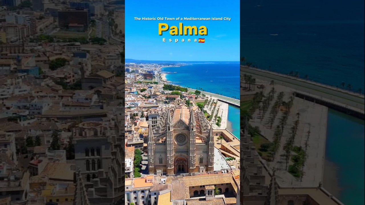 🇪🇸 Palma De Mallorca, Spain | The Historic Old Town of a Mediterranean Island City #mallorca