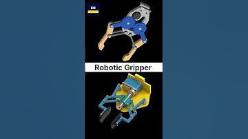Robotic Gripper in Action📌 Animation #mechanicalengineering #robotics #grippermechanism #3ddesign