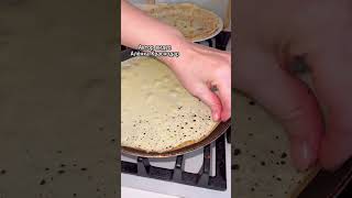 Блины по рецепту моей любимой бабушки #рецепт #recipes #блины #блинчики #блинчикинамолоке #блин
