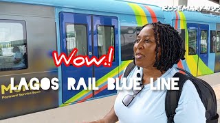Kenyan First Experience Of The New LAGOS Blue Line Rail Transit
