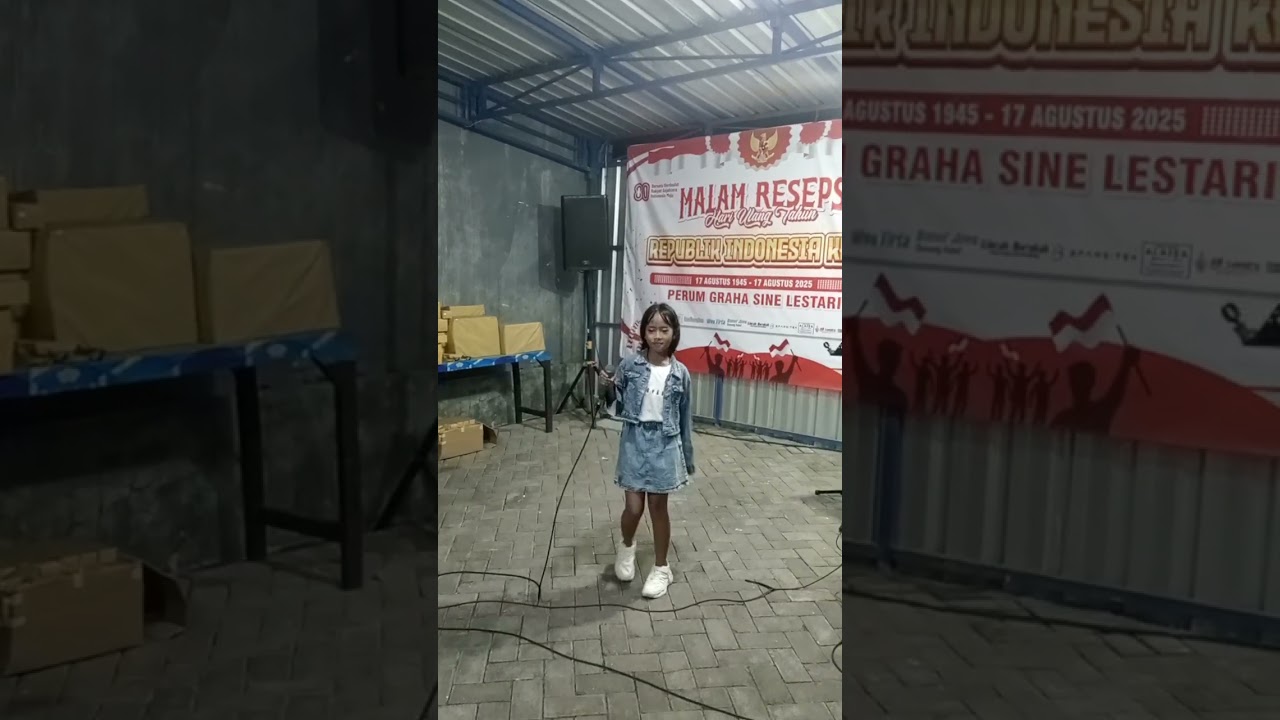 Resepsi hari kemerdekaan Indonesia.. lagu Bendera-Cokelat cover Noella Debora Kasih Ratulangi 